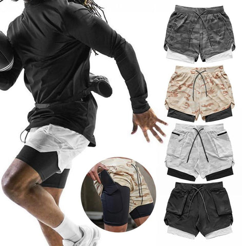 Shorts para Treino 2 em 1 - Multifuncional