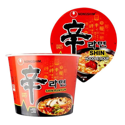 Nongshim Shin Ramyun Korean Cup Noodles 68g (Pack of 3)