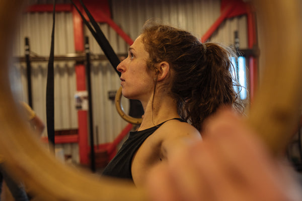 Hitting the gym for early season training with Pallas Snowboards athlete Erin Storck