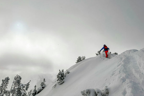 Rose Struble splitboarding - photo Patrick Pfister