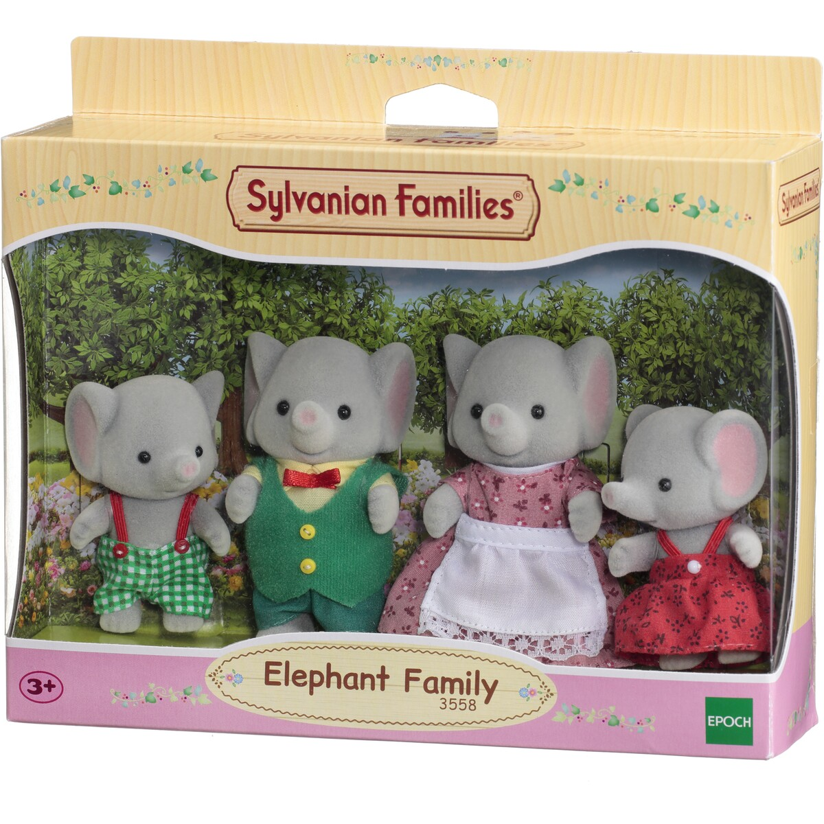 Sylvanian Families 3558 Elephant Family in box