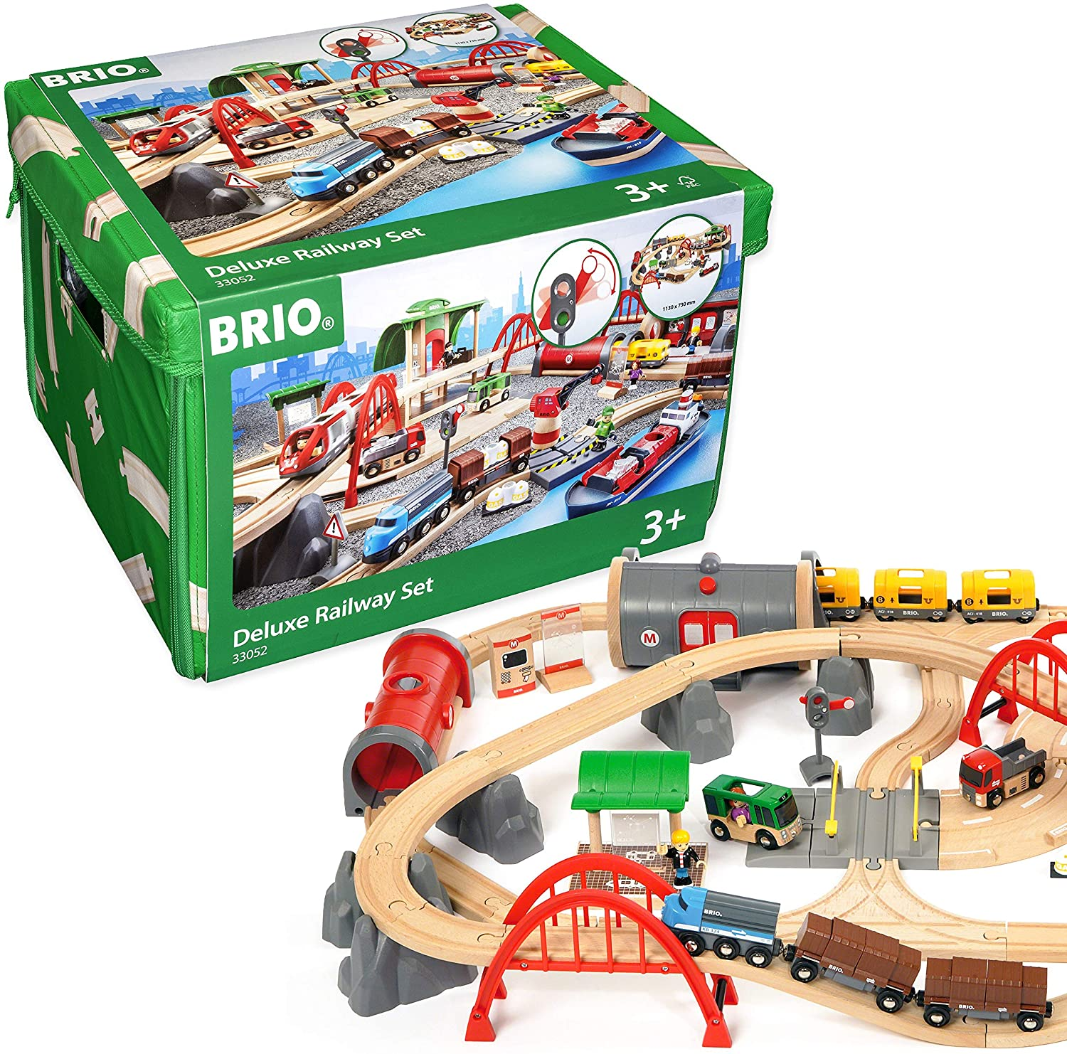 brio deluxe railway set layout