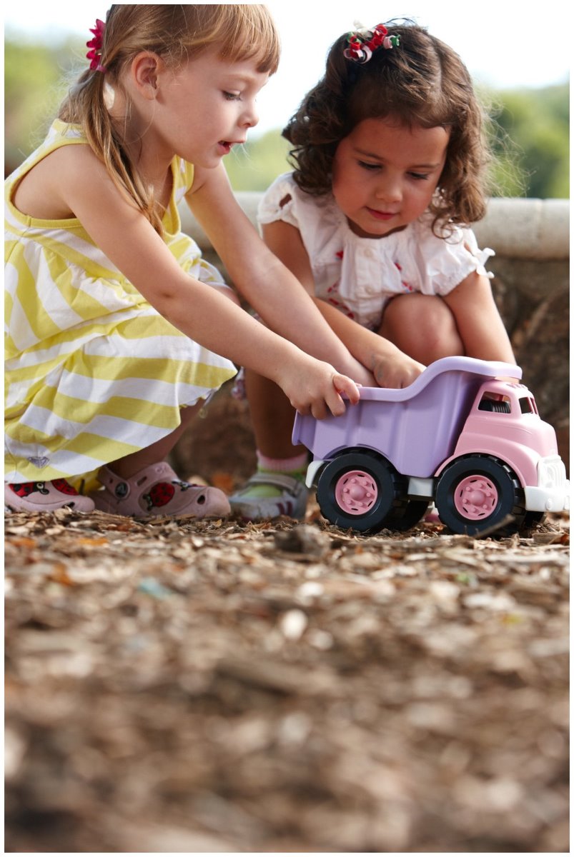 green toys pink dump truck