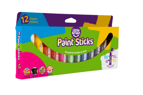 Little Brian Face Paint Sticks (12pc) in White