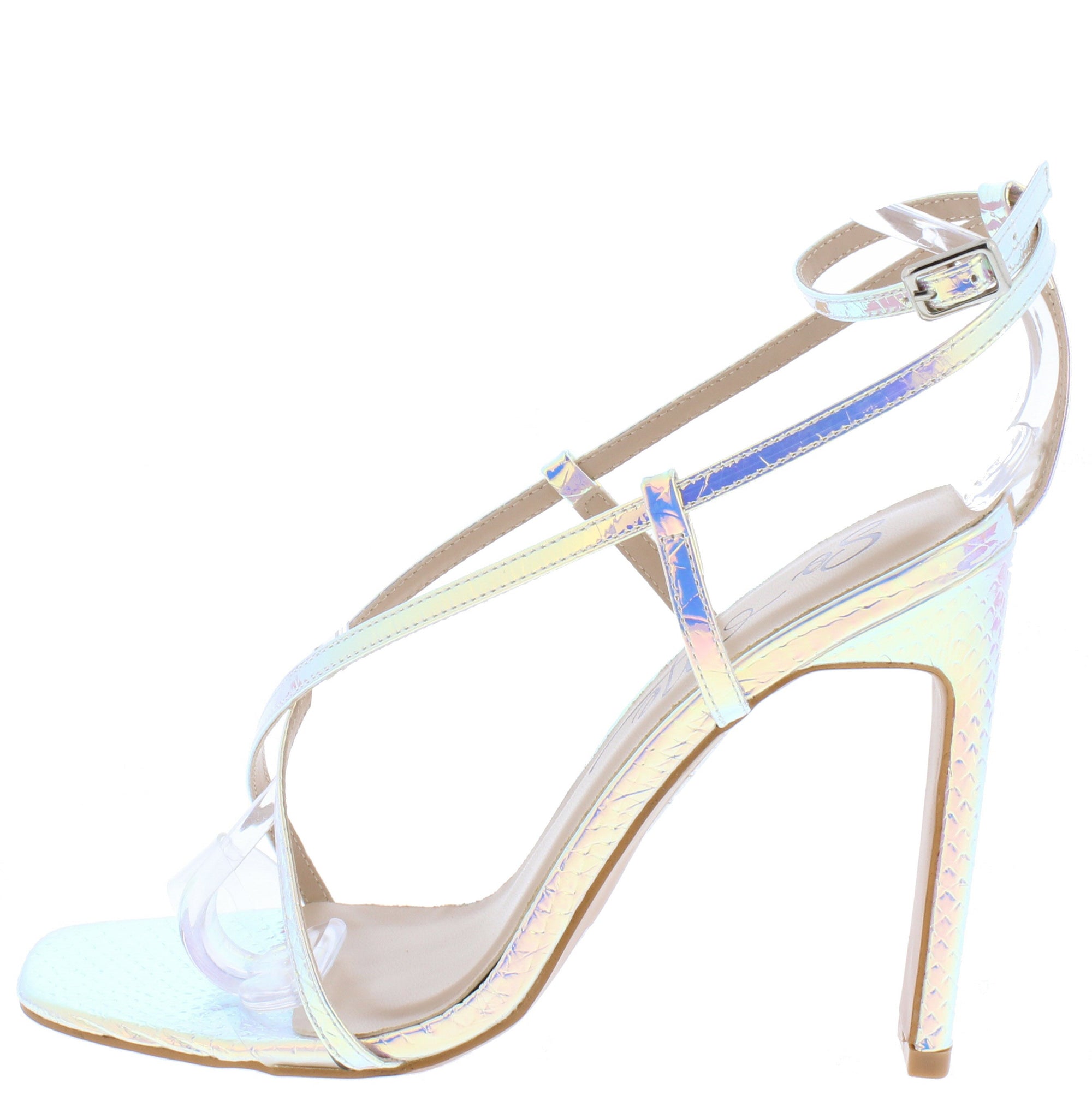 hologram block heels