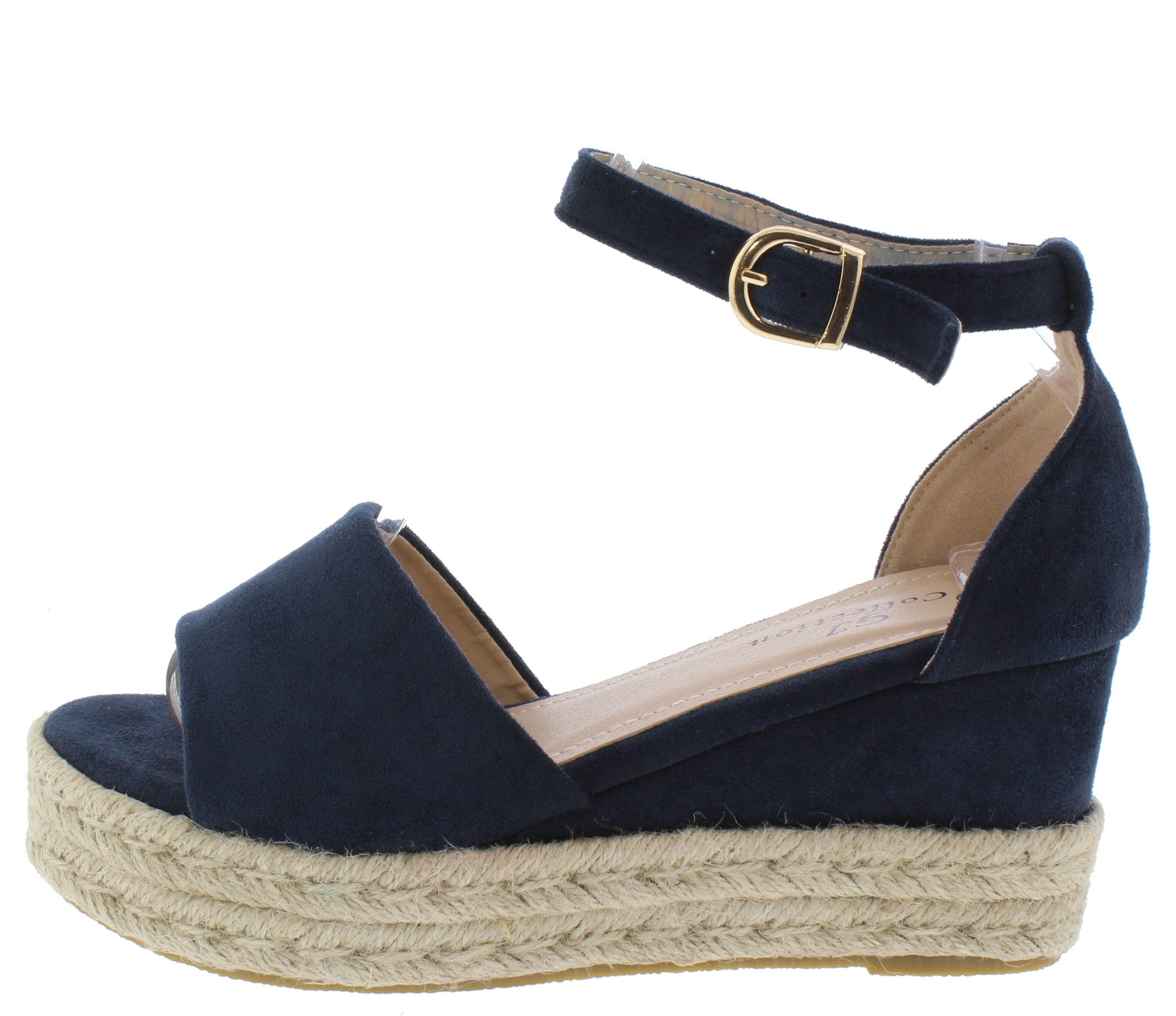 dark blue wedges