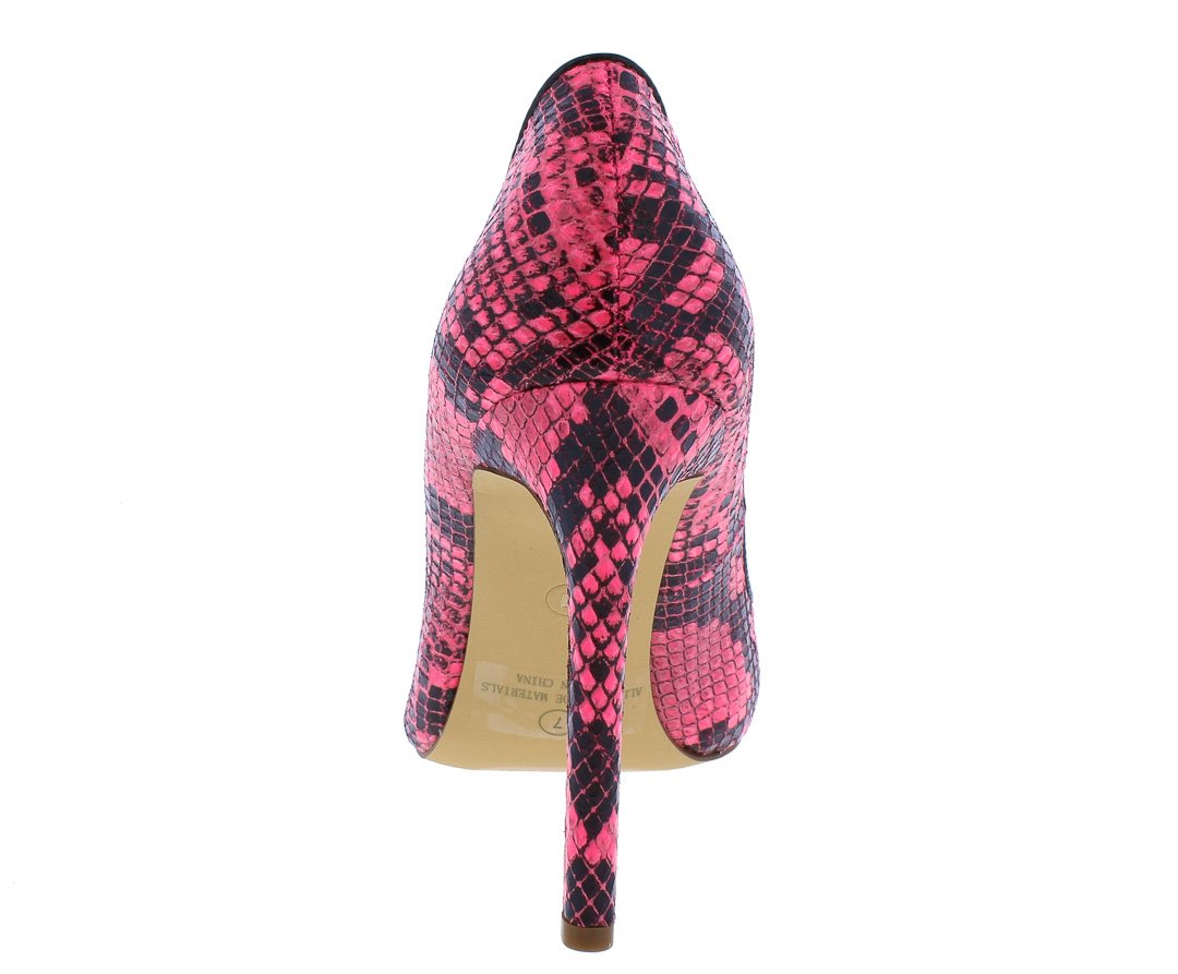 pink snake shoes