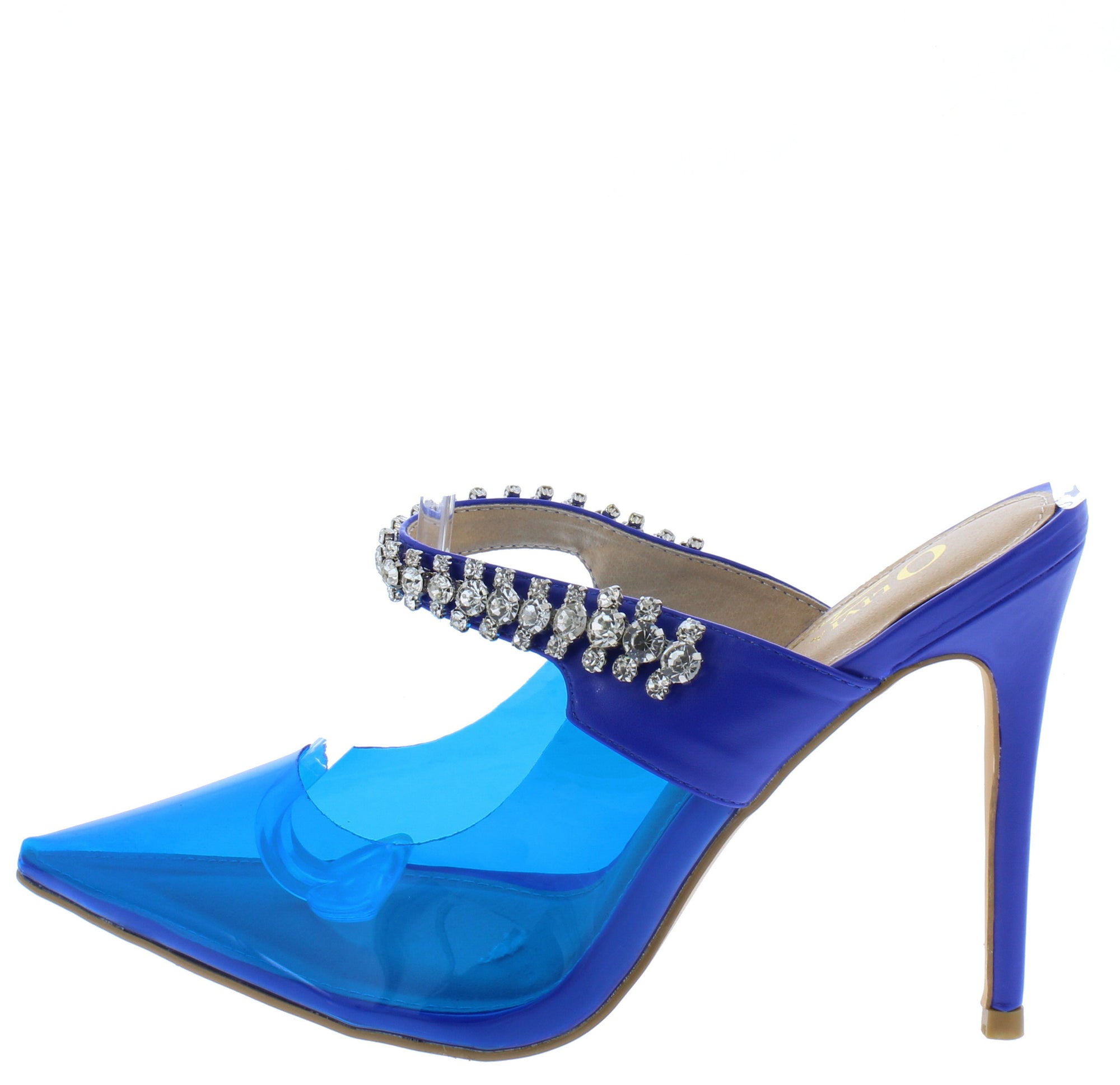 Lily Royal Blue TPU Cute Fashion Women's Heels Only $14.88
