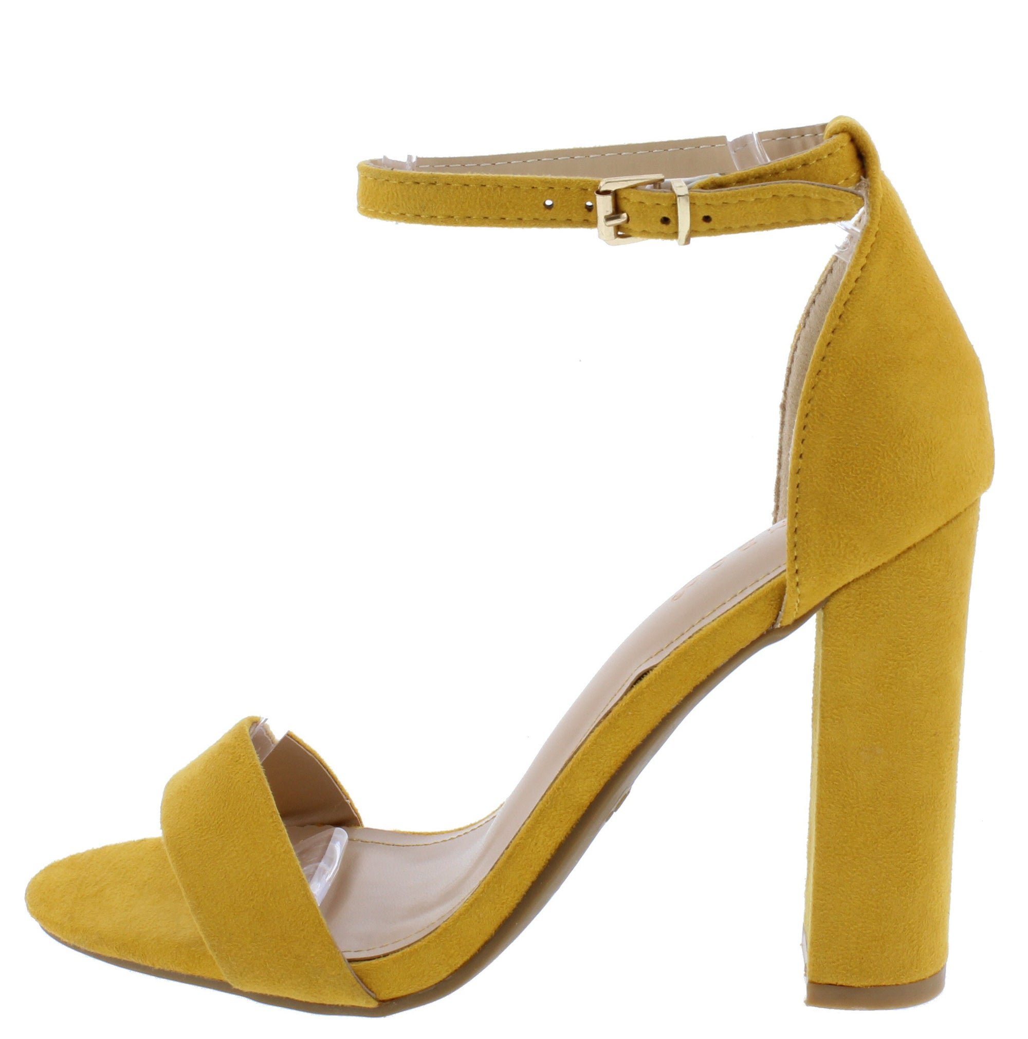 Sweetlove01 Mustard Women's Heels Only 