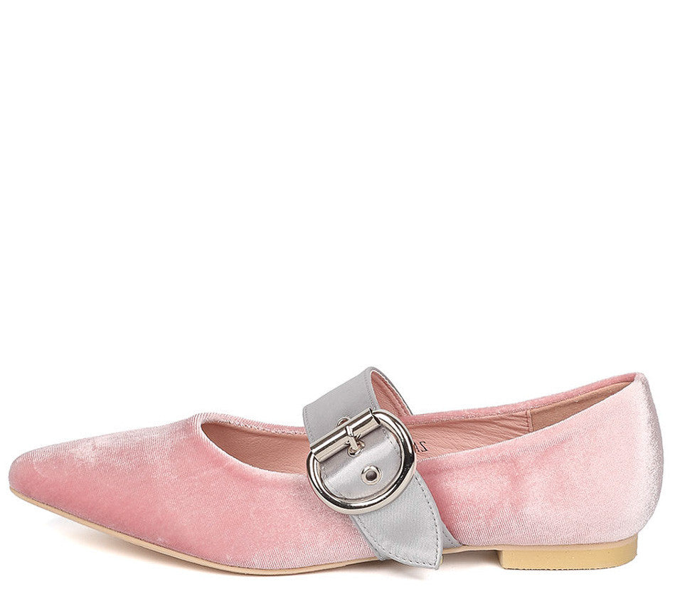 two tone pointed flats