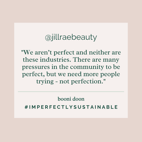 Jillian's #ImperfectlySustainable Interview