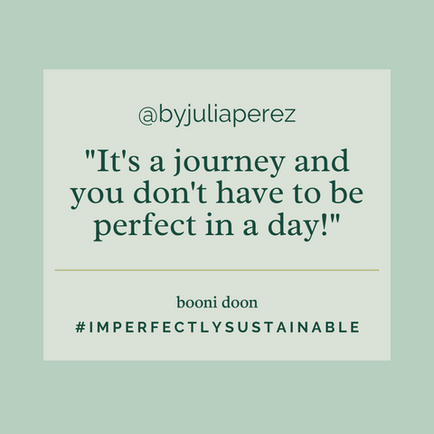 Sustainability advice from Julia Perez