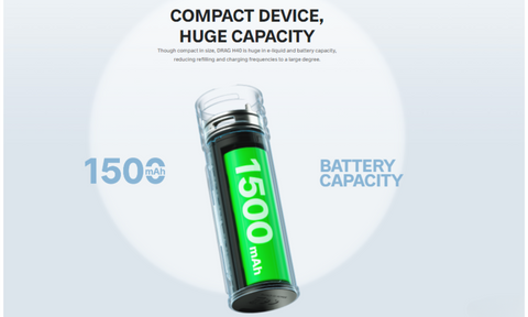 Voopoo DRAG H40 Vape Kit Battery Features