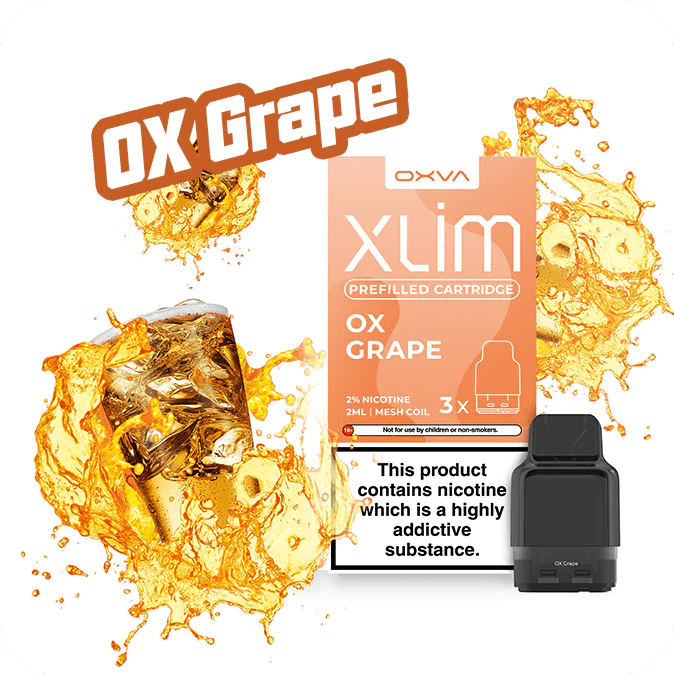 XLIM Prefilled Cartridge 3 X 2mlEliquids Pods by OXVA Golden Vape