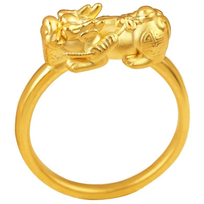 jade pixiu ring