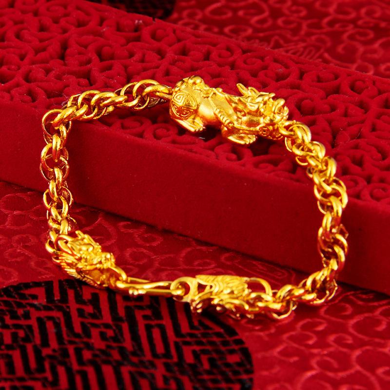 pixiu bracelet gold