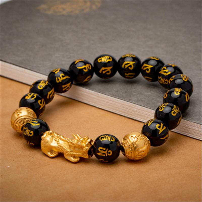 feng shui black obsidian bracelet uk
