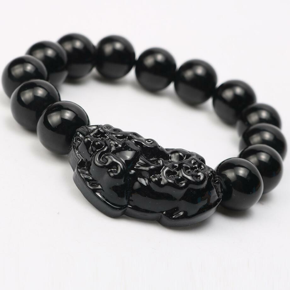 feng shui black obsidian bracelet uk