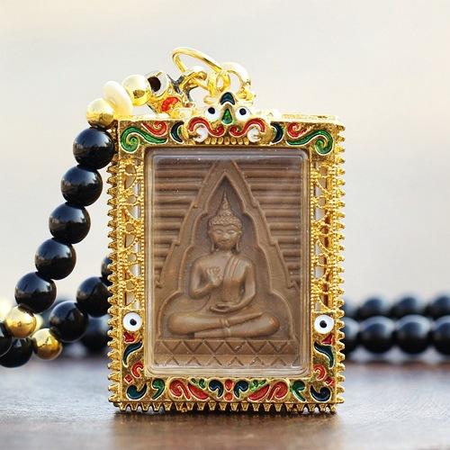 Phra Paknam Thai Buddha Amulet Protection Pendant Fengshuigallary 6467