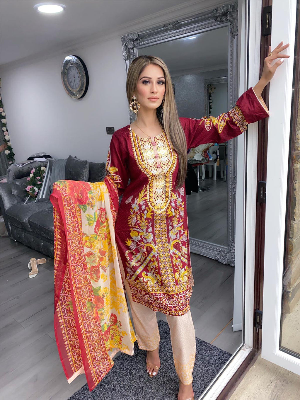 asian frock suits