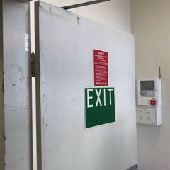 fire door which could be asbestos containing