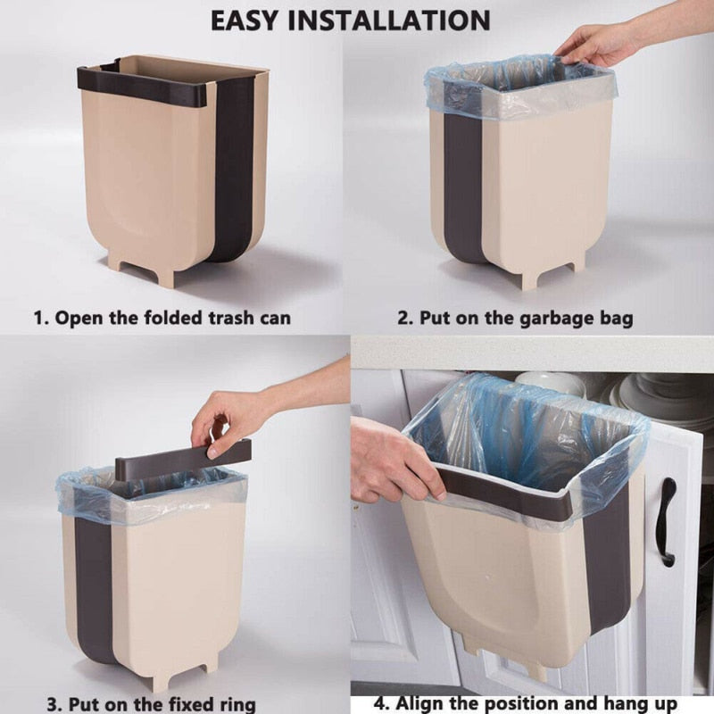 Foldable Hanging Garbage Bin