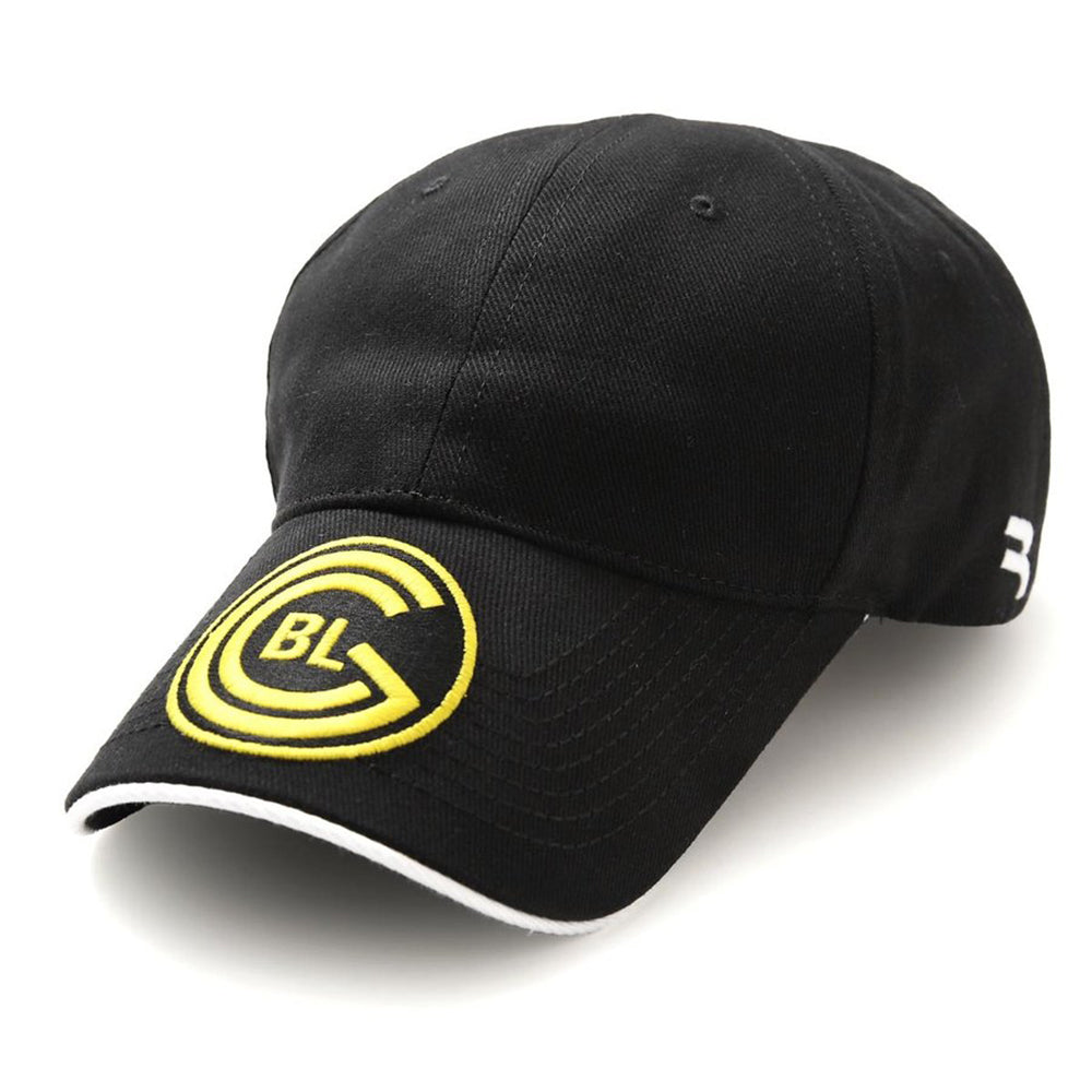 Balenciaga Men's Cotton Soccer Logo Baseball Cap Hat Black – Year Zero LA