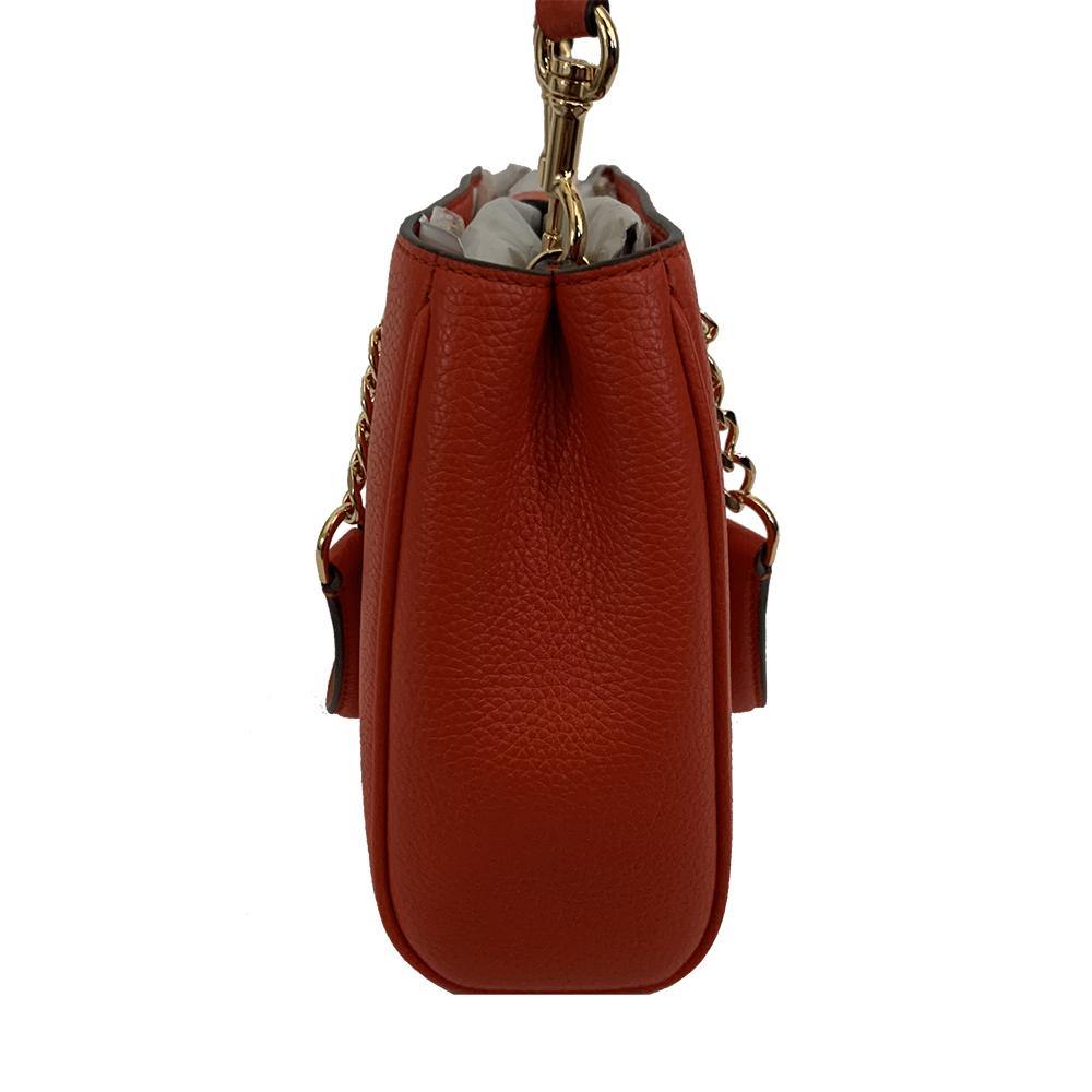 Tory Burch Women's Carter Small Tote Handbag Poppy Red – Year Zero LA