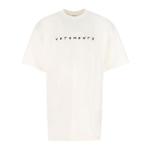 Vetements Women's No Mainstream Cotton T-Shirt Black – Year Zero LA