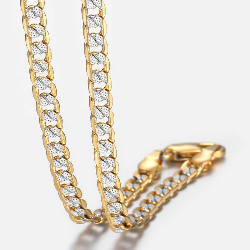 Gold Chain Necklace for Men Women Cuban 