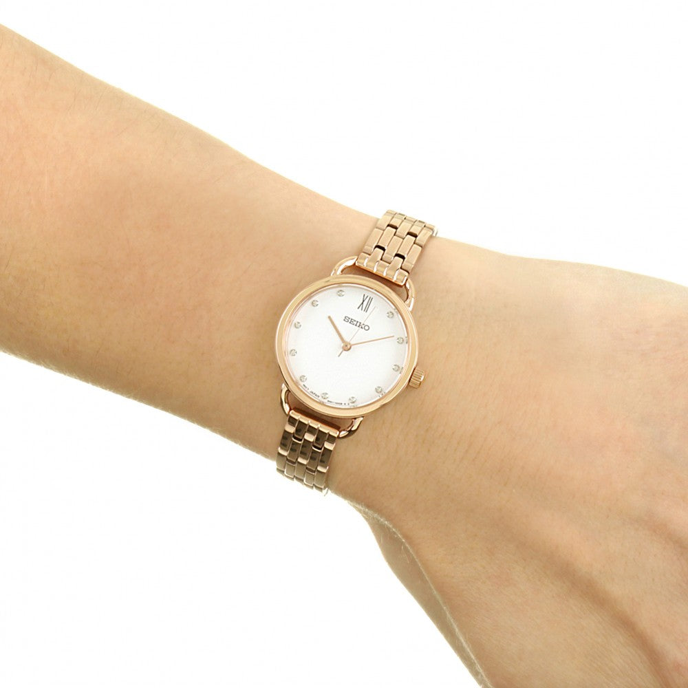 Seiko Recraft Rose Gold Watch – Gems Jewellers