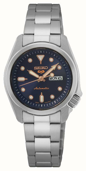 Seiko 5 Sport | Compact | Blue Dial | Automatic Bracelet Watch – Gems  Jewellers