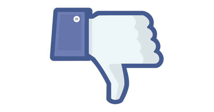 Thumbs down on Facebook