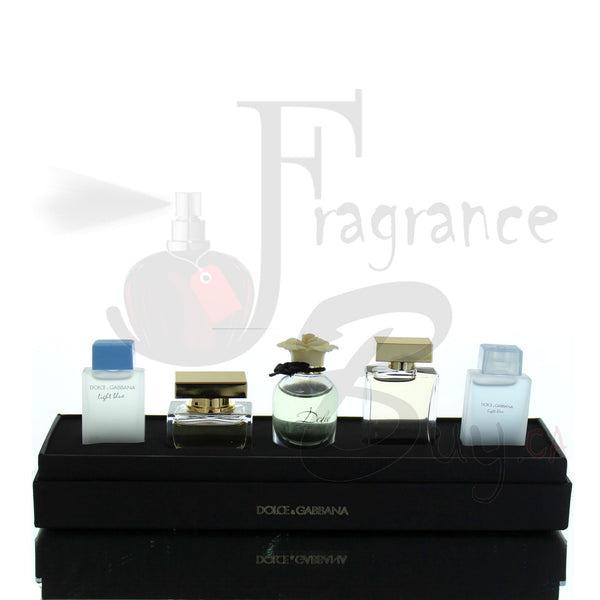 dolce and gabbana miniature perfume set