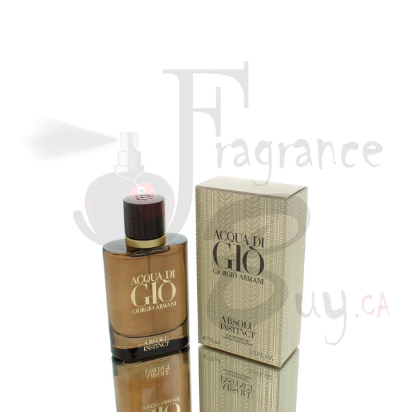 Fragrancebuy Ca Giorgio Armani Acqua Di Gio Absolu Instinct Edition Man Cologne Best Price Fragrancebuy Canada