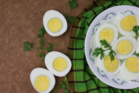 Snacks for energy: A hard boiled egg