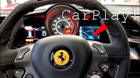 Wie verwende ich Apple Carplay in meinem Ferrari 812?