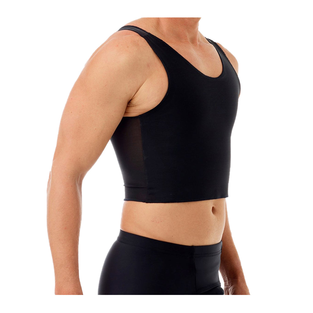 Underworks Tri-Top Chest Binder White – Max Black