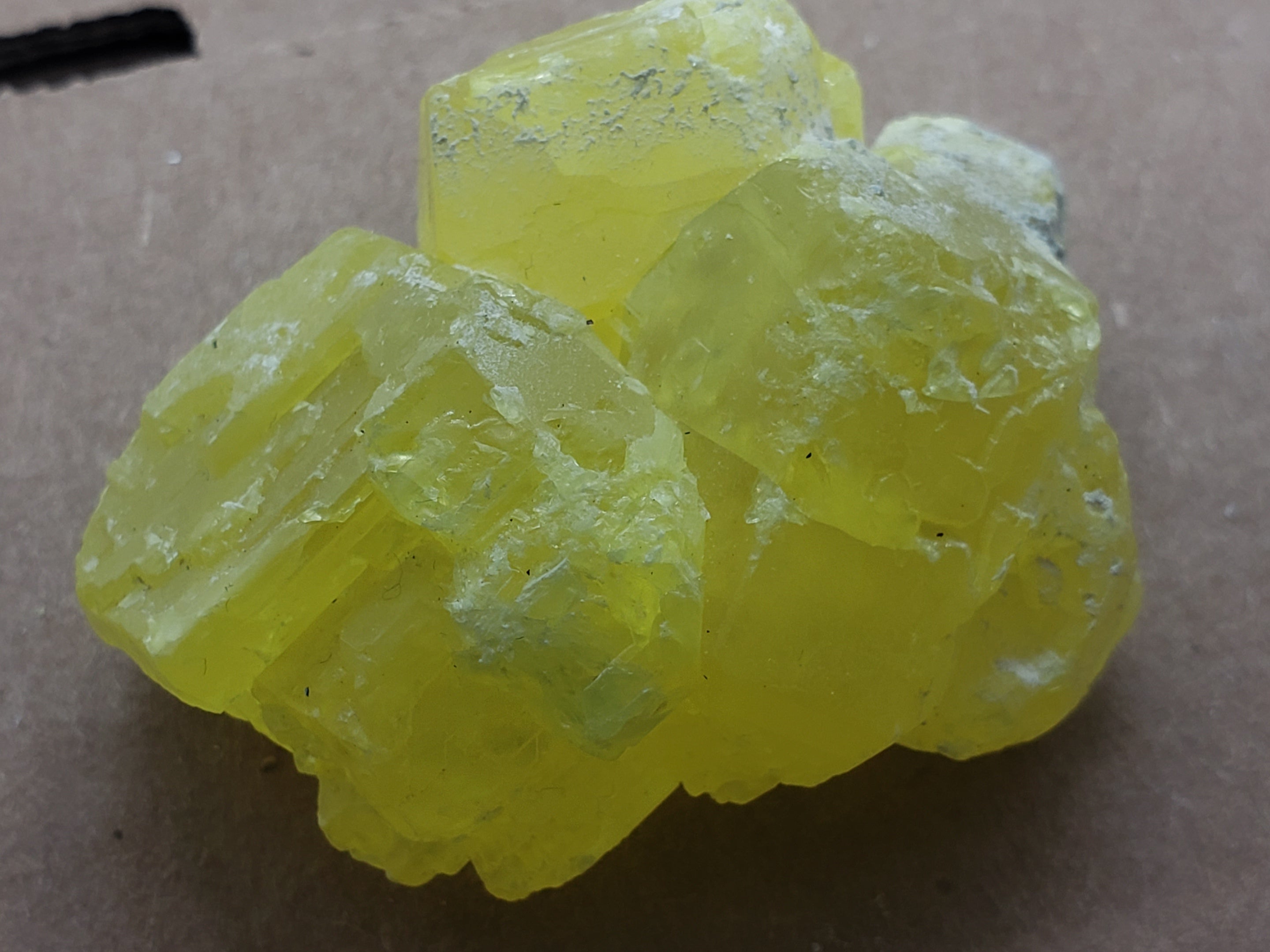 sulphur crystals