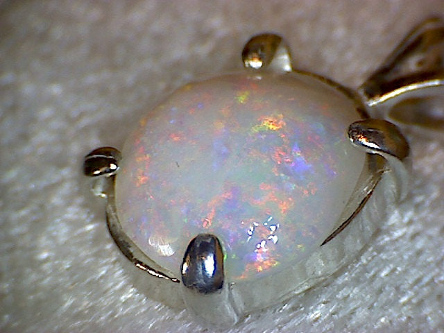 Lightning Ridge Australian Black Opal Pendant