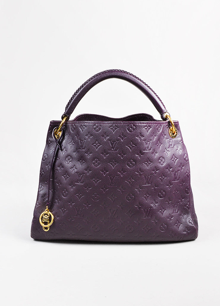 Louis Vuitton Aubergine Purple Monogram Empreinte Leather Artsy MM Bag – Luxury Garage Sale
