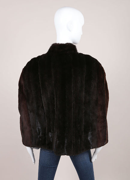 Dark Brown Fur Cape – Luxury Garage Sale