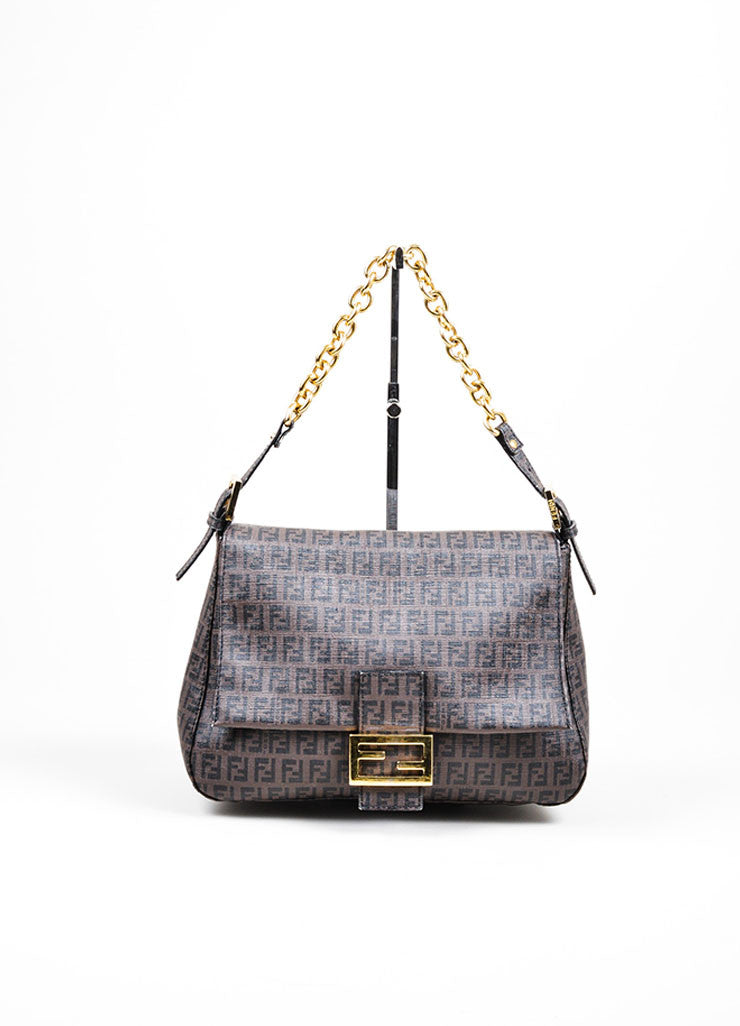 Brown Fendi Coated Canvas Monogram &quot;Mini Mama&quot; Bag – Luxury Garage Sale