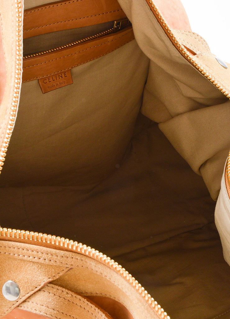 Celine Tan Leather Oversized Messenger Bag – Luxury Garage Sale