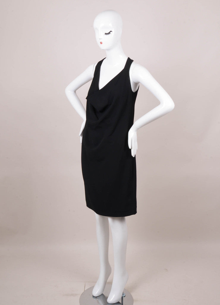 Celine Black Draped Halter Dress – Luxury Garage Sale