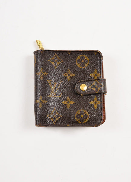 Louis Vuitton Monogram Canvas &quot;Compact Zip Wallet&quot; – Luxury Garage Sale