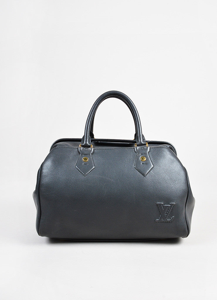 Louis Vuitton Ltd. Edition Grey Leather Top Handle Cinema Intrigue Bag – Luxury Garage Sale