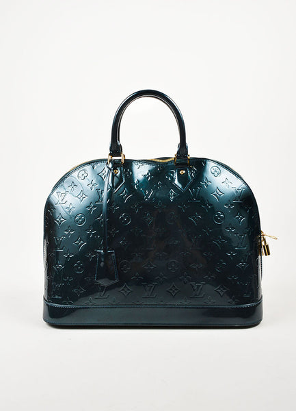 Louis Vuitton Teal Monogram Vernis Leather 