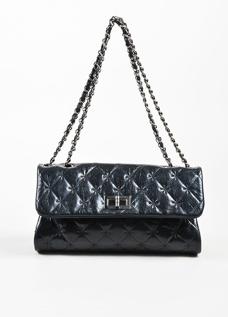 Black Chanel Quilted Crackled Leather Mademoiselle Bag – Luxury Garage Sale