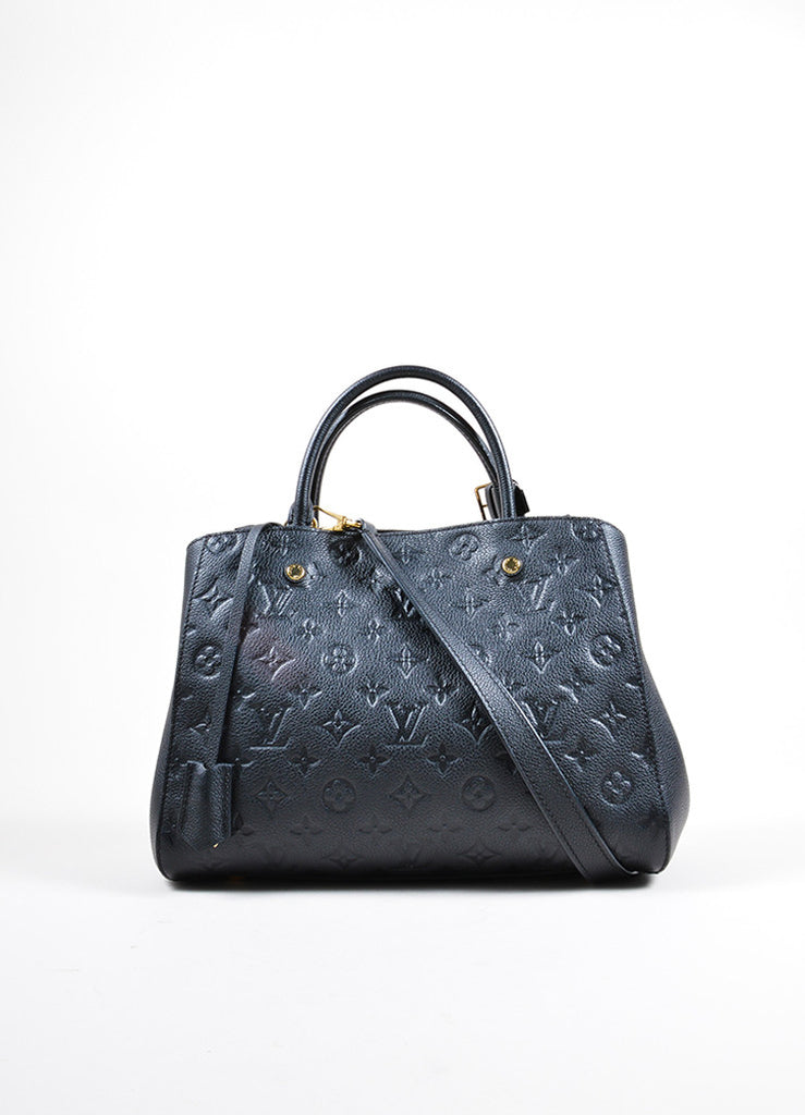 Louis Vuitton M41048 Montaigne Mm Tote Bag Monogram Empreinte Leather | SEMA Data Co-op